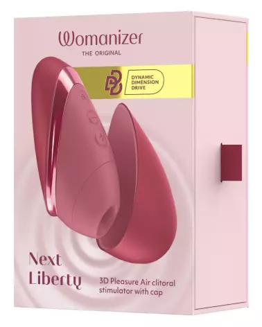 stimulateur clitoridien Womanizer Next Liberty Bordeau sextoy femme technologie Pleasure Air étanche rechargeable-1