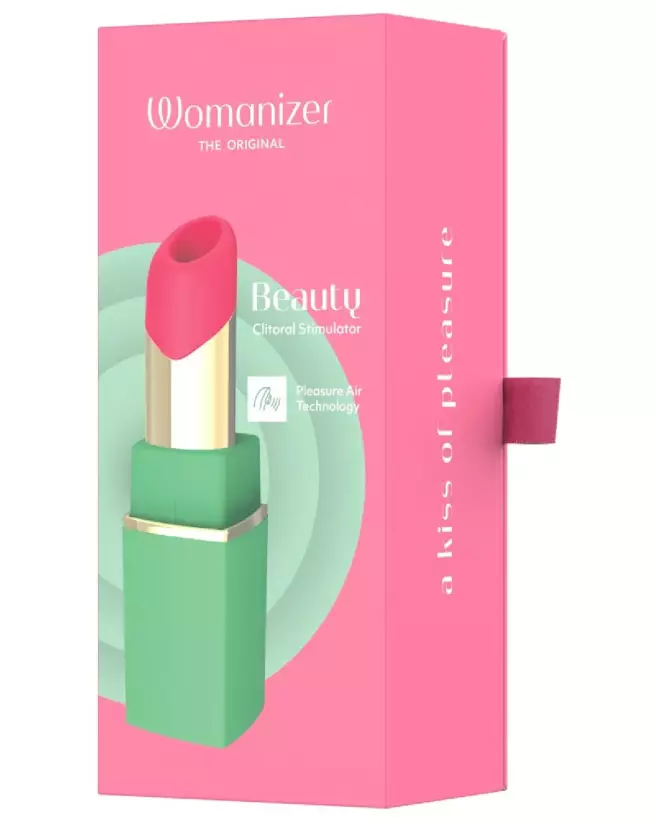 womanizer beauty green and pin stimulateur clitoridien sextoy femme plaisir féminin technologie aspiration orgasme-1