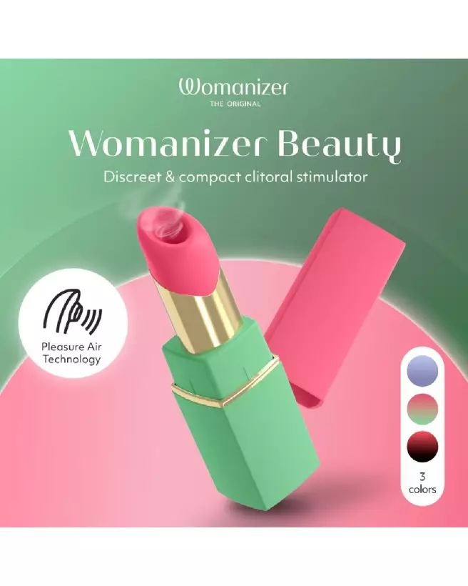 womanizer beauty green and pin stimulateur clitoridien sextoy femme plaisir féminin technologie aspiration orgasme-6