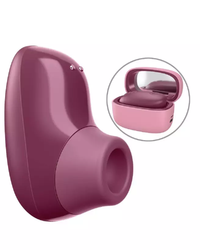 Stimulateur clitoridien Womanizer Snap Crushed Berry plaisir féminin technologie Pleasure Air sextoy rechargeable étanch-2