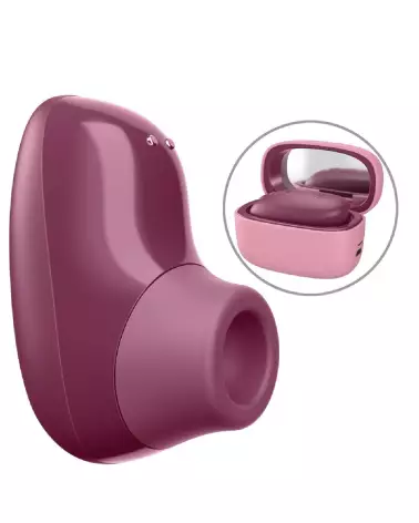 Stimulateur clitoridien Womanizer Snap Crushed Berry plaisir féminin technologie Pleasure Air sextoy rechargeable étanch-2
