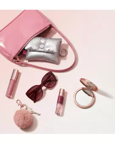 Womanizer Snap Pouch Silver pochette élégante rangement stimulation clitoridienne sextoy femme accessoire intime-7