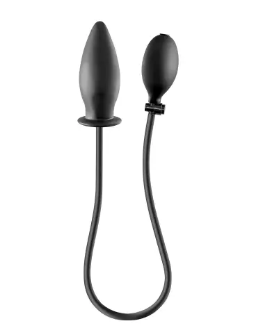 plug anal gonflable BLUE JUNKER noir silicone stimulation plaisir anal sextoy accessoire adulte-4