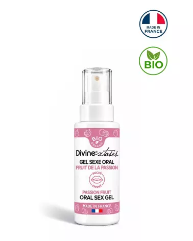 gel sexe oral fruit de la passion 50ml Divine Xtases lubrifiant gourmand stimulant femme plaisir sensualité-1