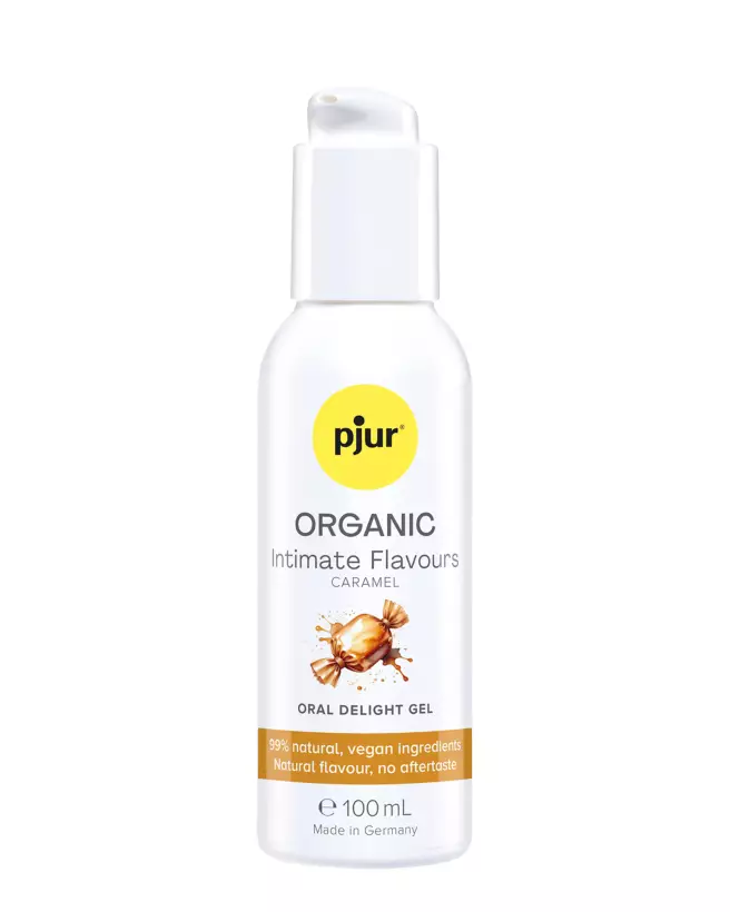 PJUR Intimate Caramel 100ml lubrifiant gourmand stimulant femme sensualité plaisir féminin latex sextoy-1
