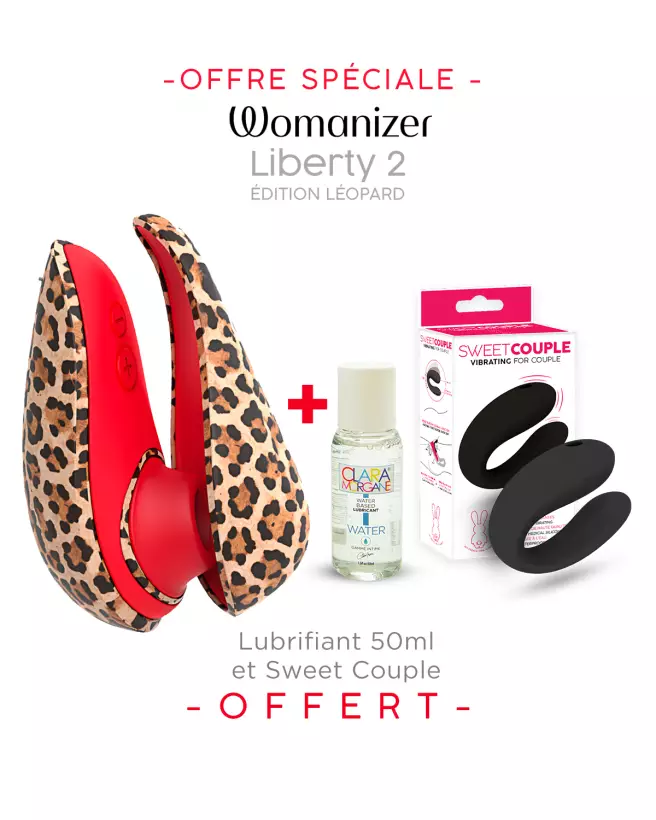 stimulateur clitoridien Womanizer Liberty2 Leopard sextoy féminin technologie sans contact plaisir intense compact rechar-7