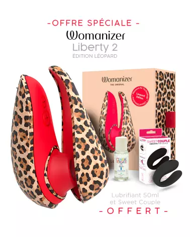 stimulateur clitoridien Womanizer Liberty2 Leopard sextoy féminin technologie sans contact plaisir intense compact rechar-7