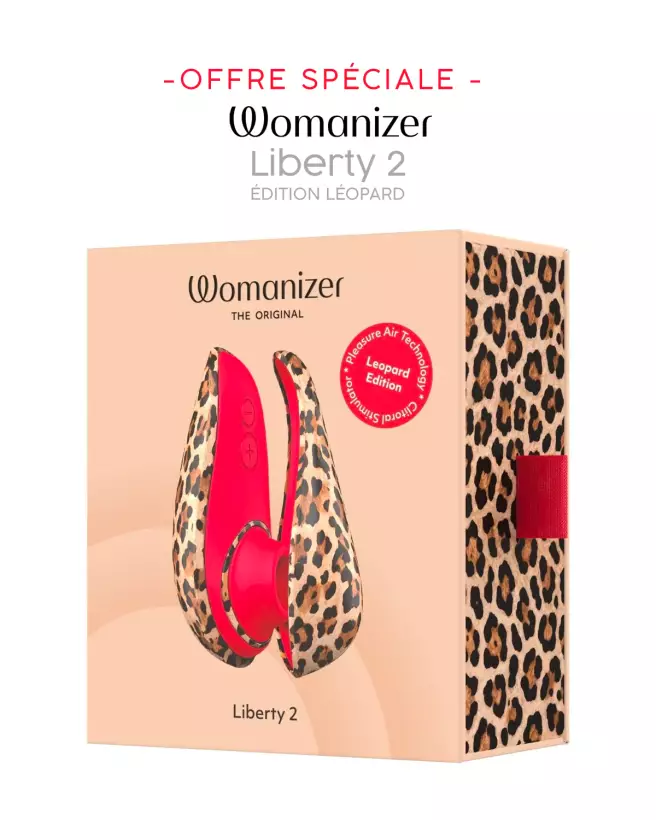 stimulateur clitoridien Womanizer Liberty2 Leopard sextoy féminin technologie sans contact plaisir intense compact rechar-7