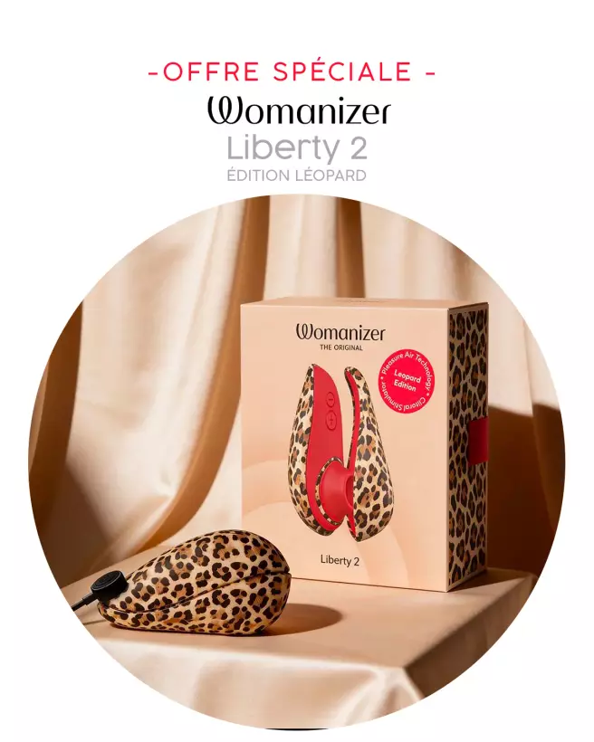 stimulateur clitoridien Womanizer Liberty2 Leopard sextoy féminin technologie sans contact plaisir intense compact rechar-7