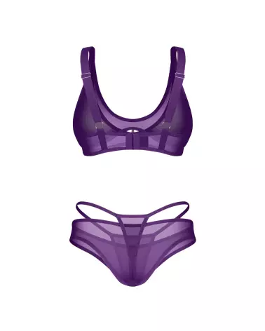 ensemble lingerie sexy Obsessive violet soutien-gorge string ajustable femme sensualité confort élégance-6
