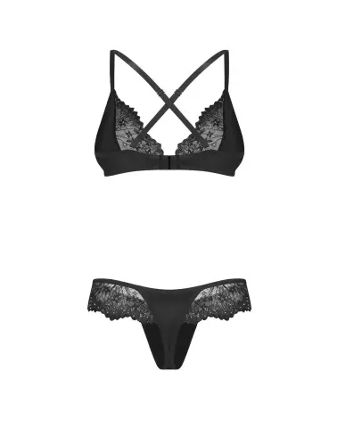 ensemble lingerie sexy femme Obsessive Sparkly Night 2 pièces dentelle scintillante soutien-gorge string élégant-7