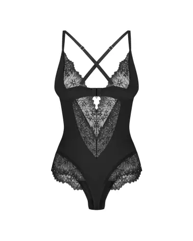 Body sexy femme Sparkly Night Obsessive dentelle scintillante lingerie transparente glamour-8