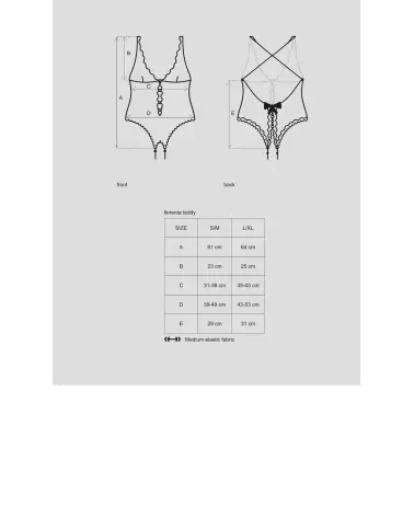 Fiorenta Body Noir Obsessive - Élégance et Confort en Lingerie-5