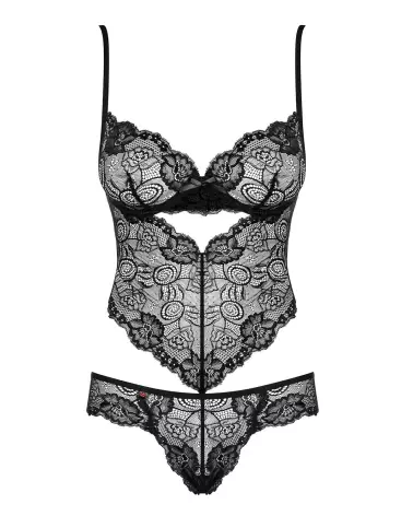 Body Alluria noir en dentelle élégante par Obsessive-5