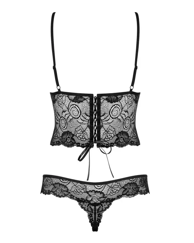 Body Alluria noir en dentelle élégante par Obsessive-6