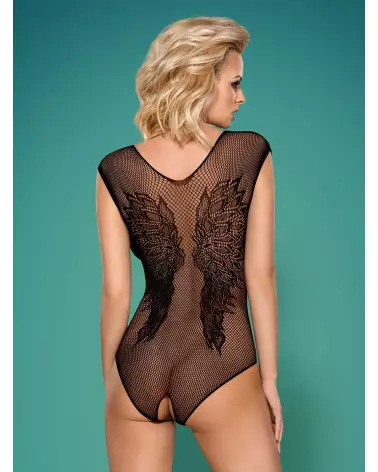 Image du Body Ouvert B112 Noir par Obsessive - Lingerie Sensuelle et Élégante-4