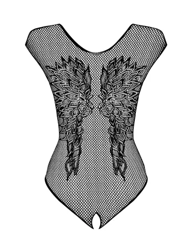 Image du Body Ouvert B112 Noir par Obsessive - Lingerie Sensuelle et Élégante-6