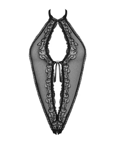 Body noir Obsessive 830-TED-1 en dentelle élégante et confortable-7