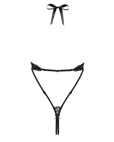 Body noir Obsessive 830-TED-1 en dentelle élégante et confortable-8