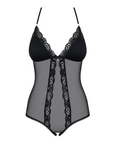 Body noir 841-TED-1 Obsessive, lingerie élégante et sexy-6
