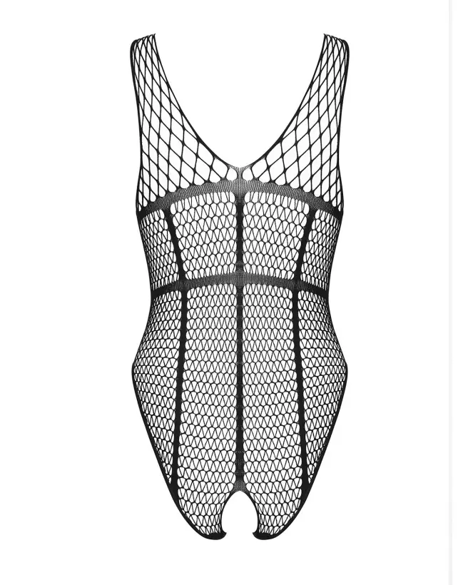 Body Ouvert Noir B117 Obsessive - Lingerie Sensuelle Femme-6
