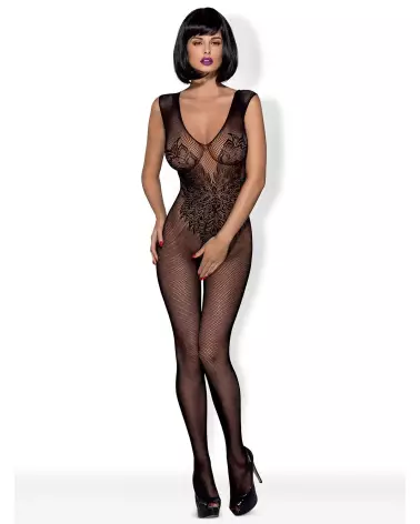 Photo du Bodystocking N112 Noir par Obsessive, lingerie sexy et élégante-3