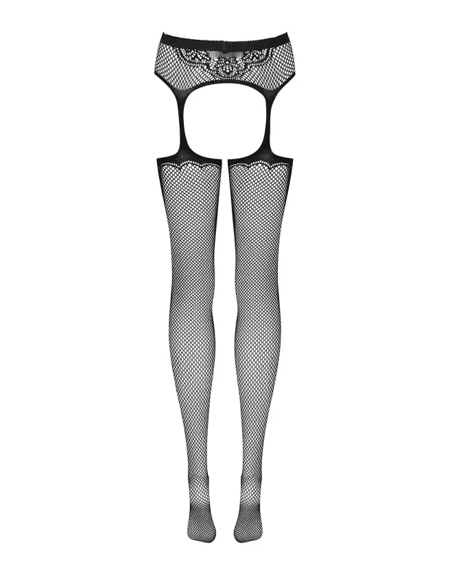 Photo de bas jarretelles S232 Obsessive noirs, élégants et raffinés-5