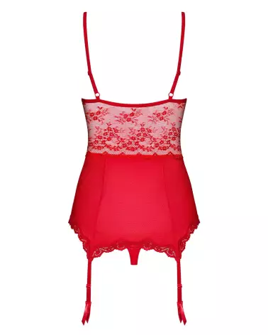 Image de la guêpière Lovica rouge par Obsessive, lingerie sexy et élégante-6