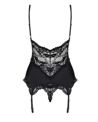 Guêpière noire 810-COR-1 Obsessive élégante-6