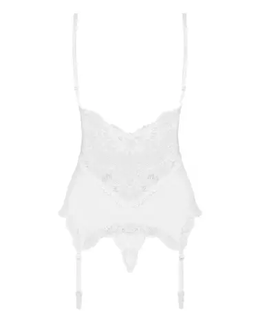 Guêpière blanche 810-COR-2 Obsessive élégante et confortable-6