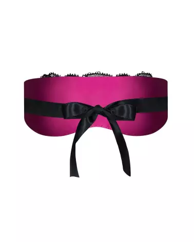 Masque Roseberry Obsessive noir et fuchsia pour jeux BDSM-4