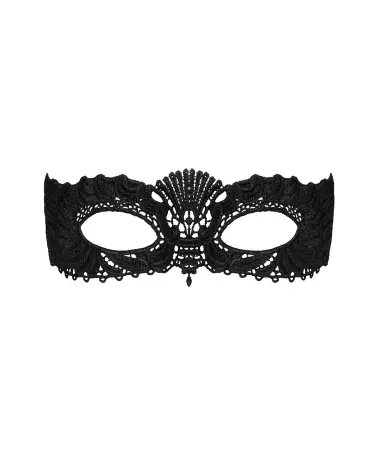 Masque noir A700 Obsessive pour jeux de rôle et bondage élégant-3