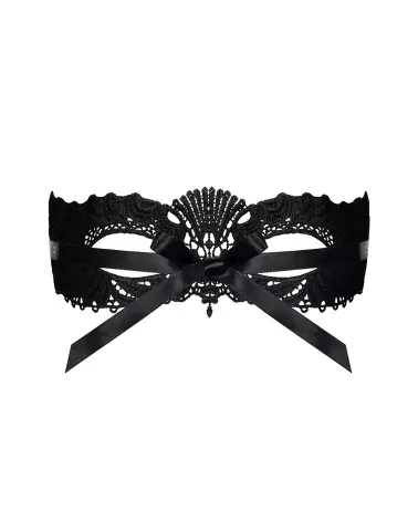 Masque noir A700 Obsessive pour jeux de rôle et bondage élégant-4