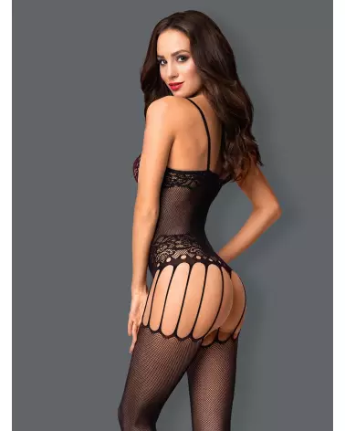 Image du Bodystocking F235 Noir par Obsessive, lingerie élégante et séduisante-4
