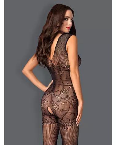 Photo du Bodystocking F234 Noir par Obsessive, lingerie élégante et séduisante-4