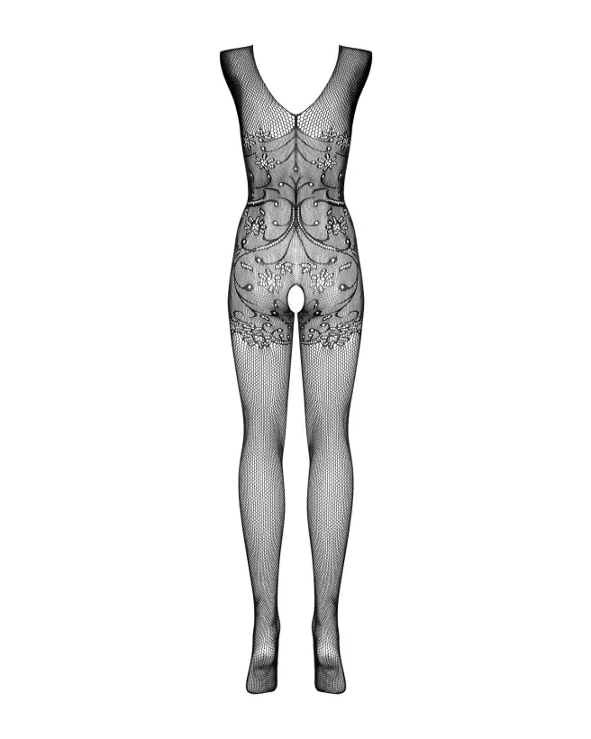 Photo du Bodystocking F234 Noir par Obsessive, lingerie élégante et séduisante-6