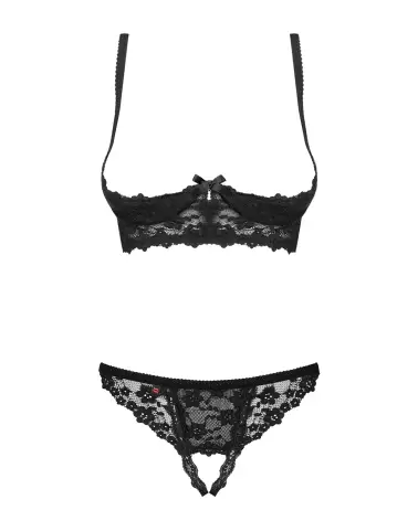 Photo de l'ensemble Letica noir par Obsessive, lingerie élégante et sensuelle-5
