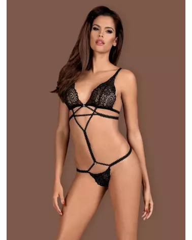 Photo du Mixty Body Noir Obsessive - Lingerie élégante et séduisante pour femme-3