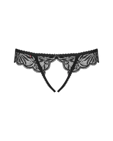 Image de Contica Tanga Ouvert Noir par Obsessive, lingerie érotique et séduisante-9