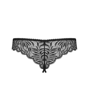 Image de Contica Tanga Ouvert Noir par Obsessive, lingerie érotique et séduisante-10