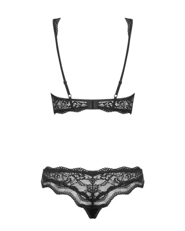 Ensemble Luvae 2 pièces noir Obsessive - Lingerie élégante et séduisante-5
