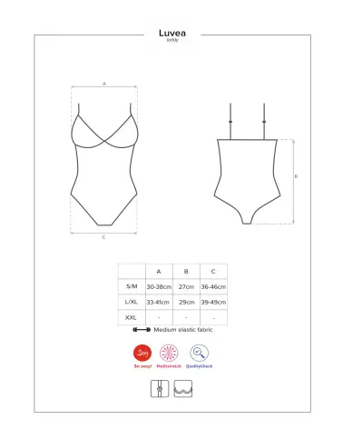 Body Luvae Noir Obsessive - Lingerie Élégante et Confortable-7