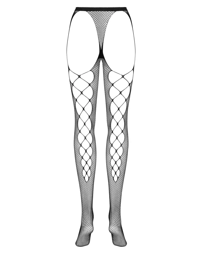 Collants Ouverts S233 Noir Obsessive pour Look Séduisant-6