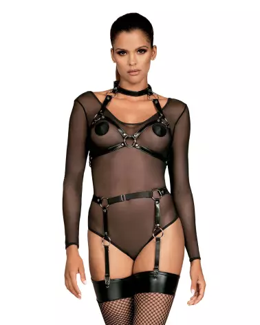 A740 Harnais Soutien-gorge - Noir - image 3