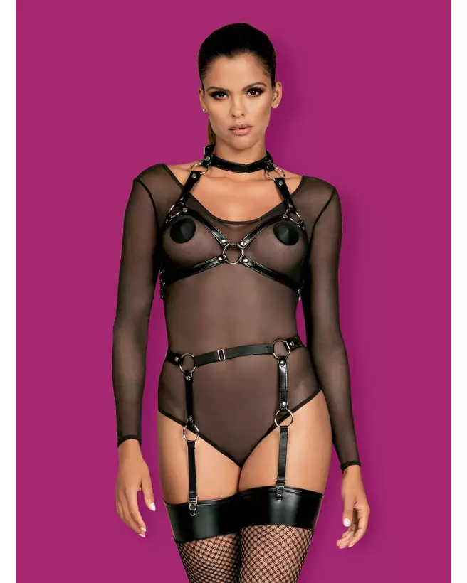 A740 Harnais Soutien-gorge - Noir - image 7