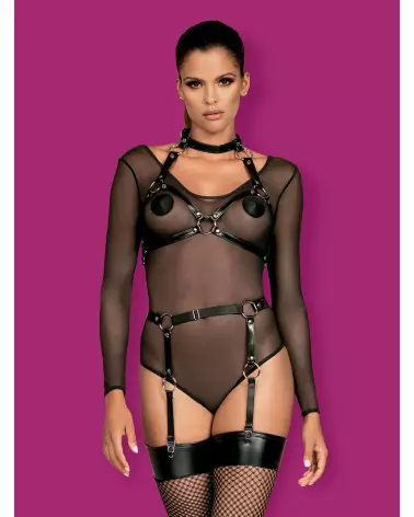 A740 Harnais Soutien-gorge - Noir - image 7