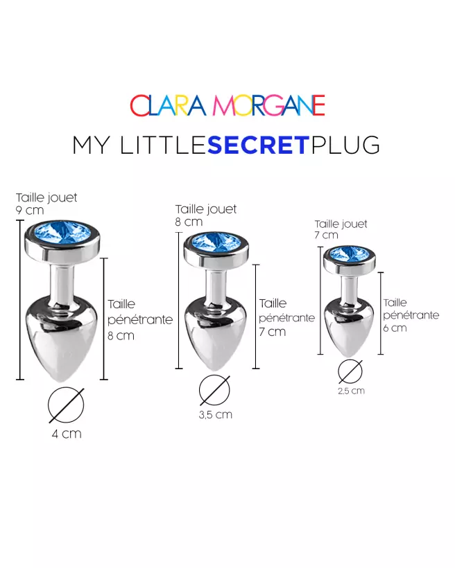 Plug Anal Diamant en métal - My Little Secret Plug Clara Morgane - image 31