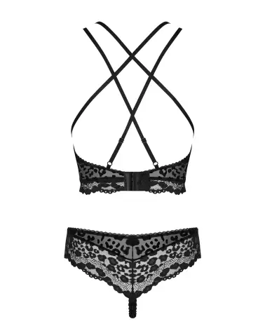 Photo de l'ensemble Guilly 2 pcs noir par Obsessive, lingerie élégante et confortable-6