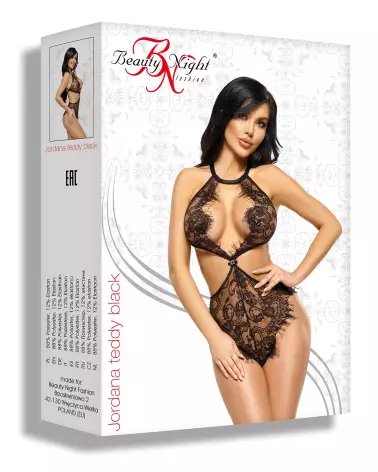 Jordana Body Noir de Beauty Night en dentelle élégante-6