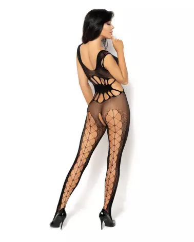 Image de Bodystocking Noir Etain par Beauty Night en lingerie élégante-3